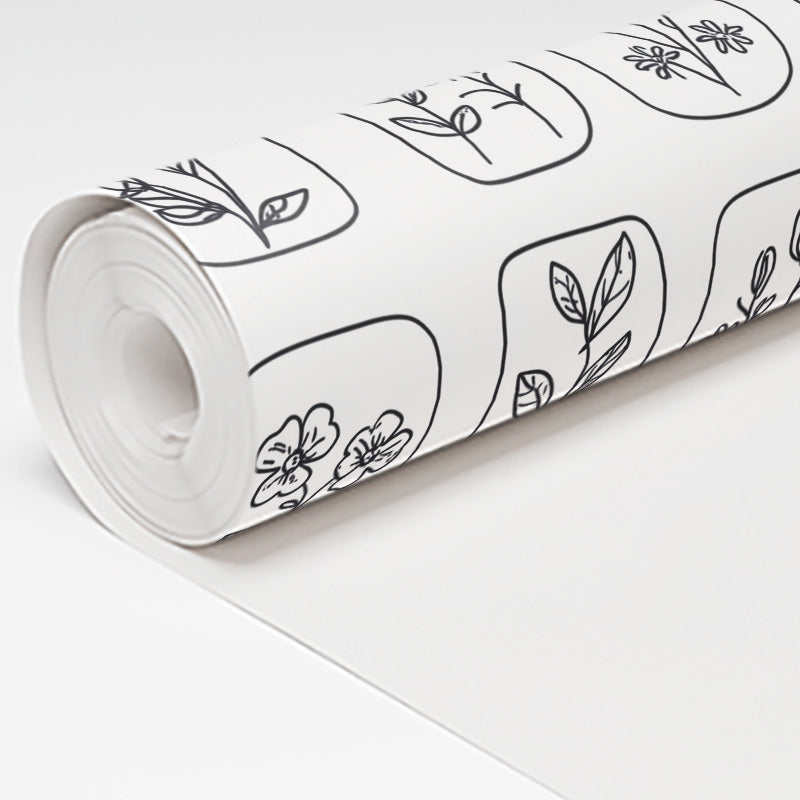 Sketchbook Blooms Wallpaper