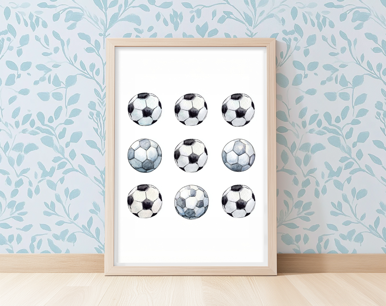 Soccer Days - Art Print