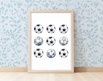 Soccer Days - Art Print