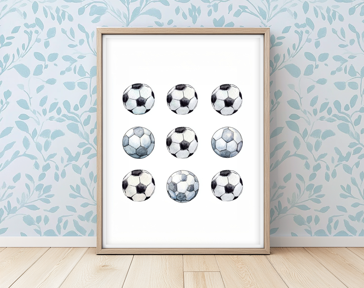 Soccer Days - Art Print