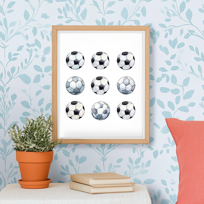 Soccer Days - Art Print
