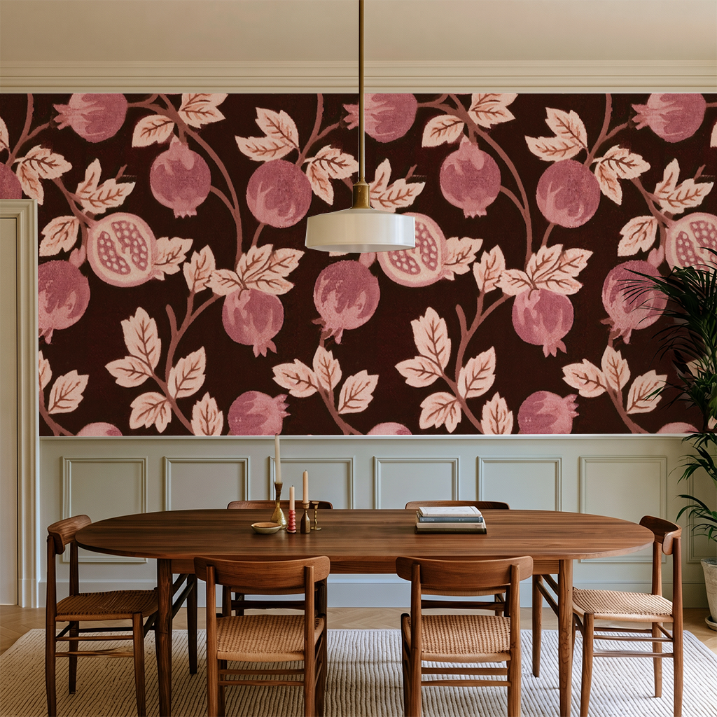Spiced Pomegranate Vine - Wall Mural