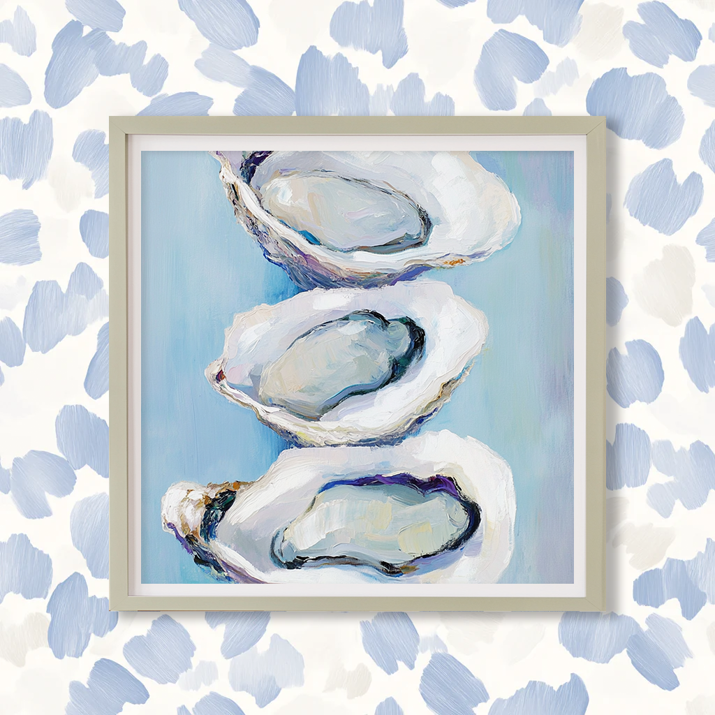 Stacked Oysters - Art Print