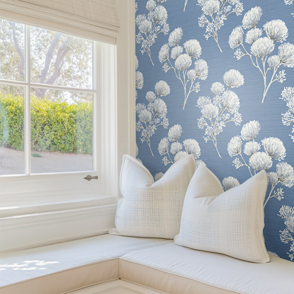 Stormy Silk Wallpaper