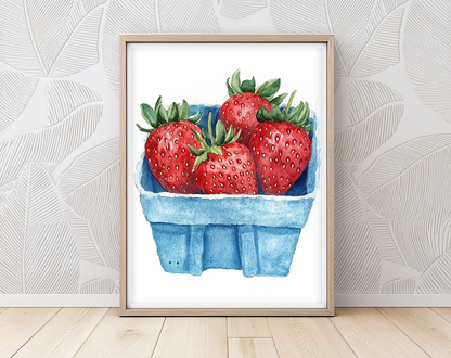 Strawberry Summer - Art Print