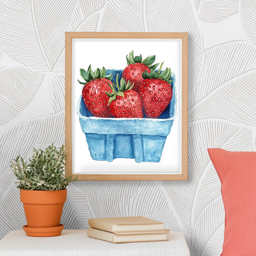Strawberry Summer - Art Print