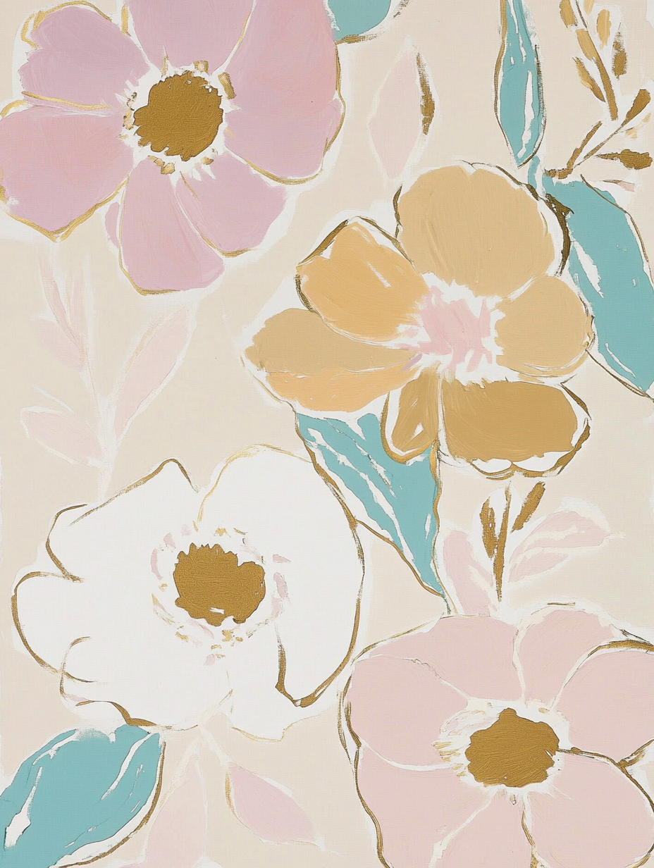 Sunwashed Petals - Art Print
