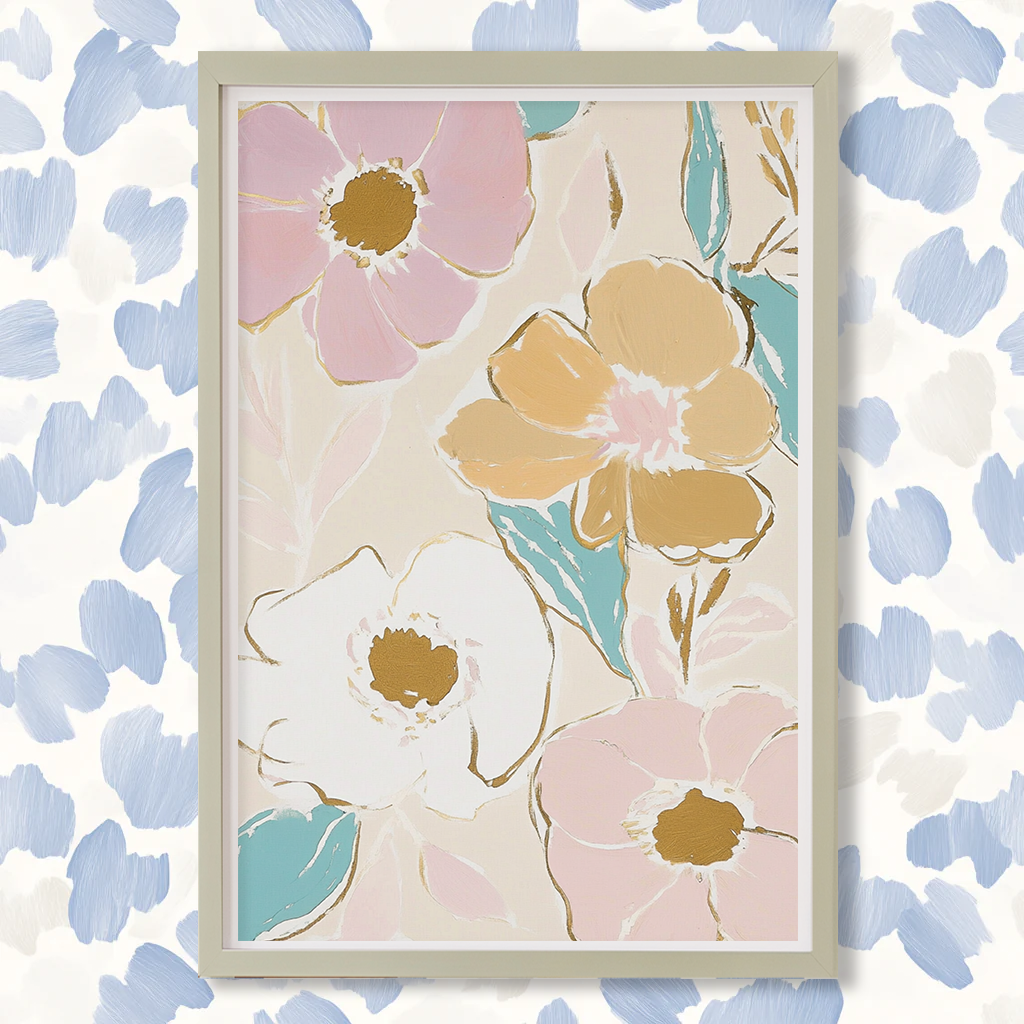Sunwashed Petals - Art Print
