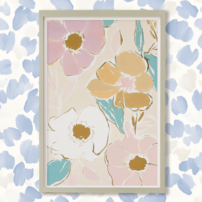 Sunwashed Petals - Art Print