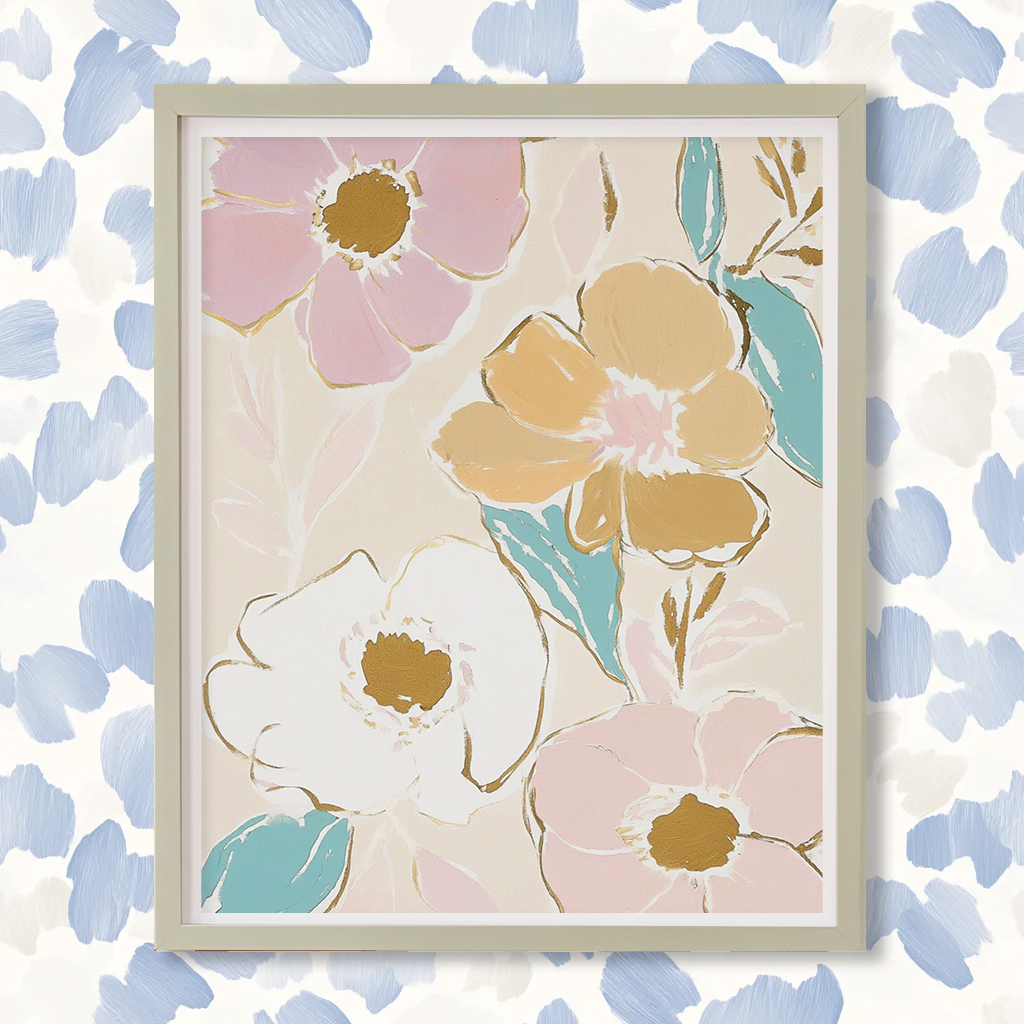 Sunwashed Petals - Art Print