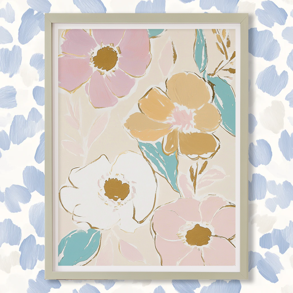 Sunwashed Petals - Art Print