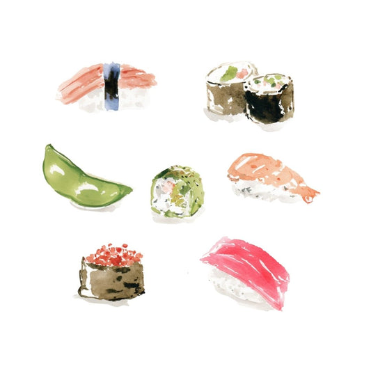Sushi Rolls - Art Print