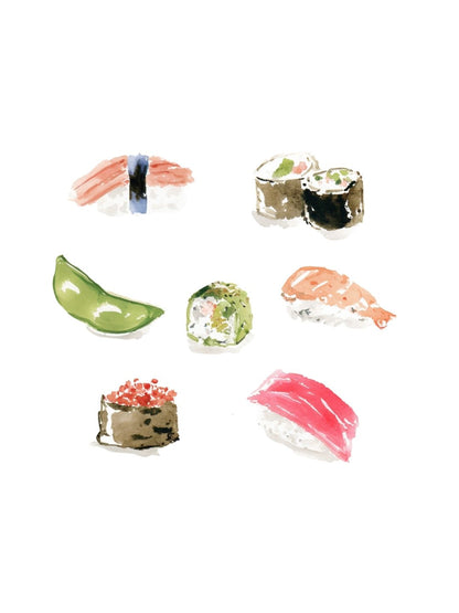 Sushi Rolls - Art Print
