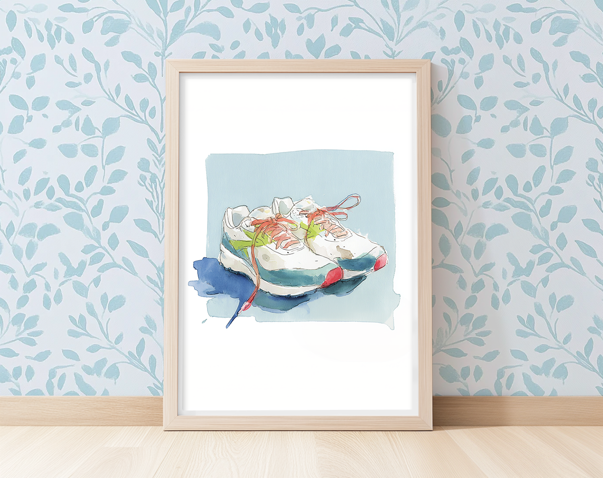 Sweat In Style - Art Print