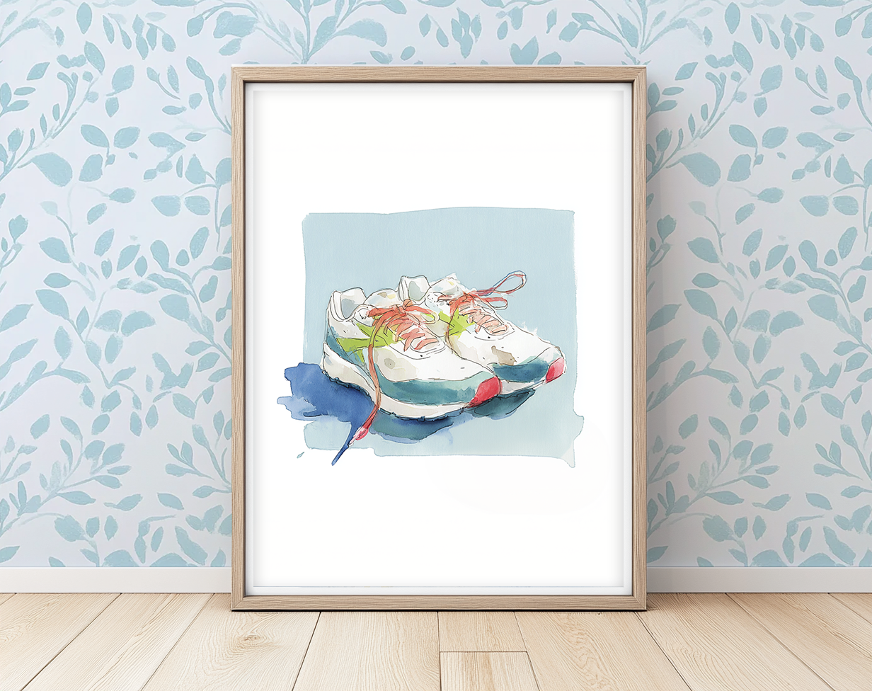 Sweat In Style - Art Print