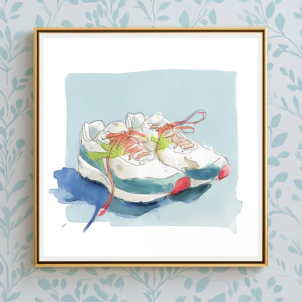 Sweat In Style - Art Print