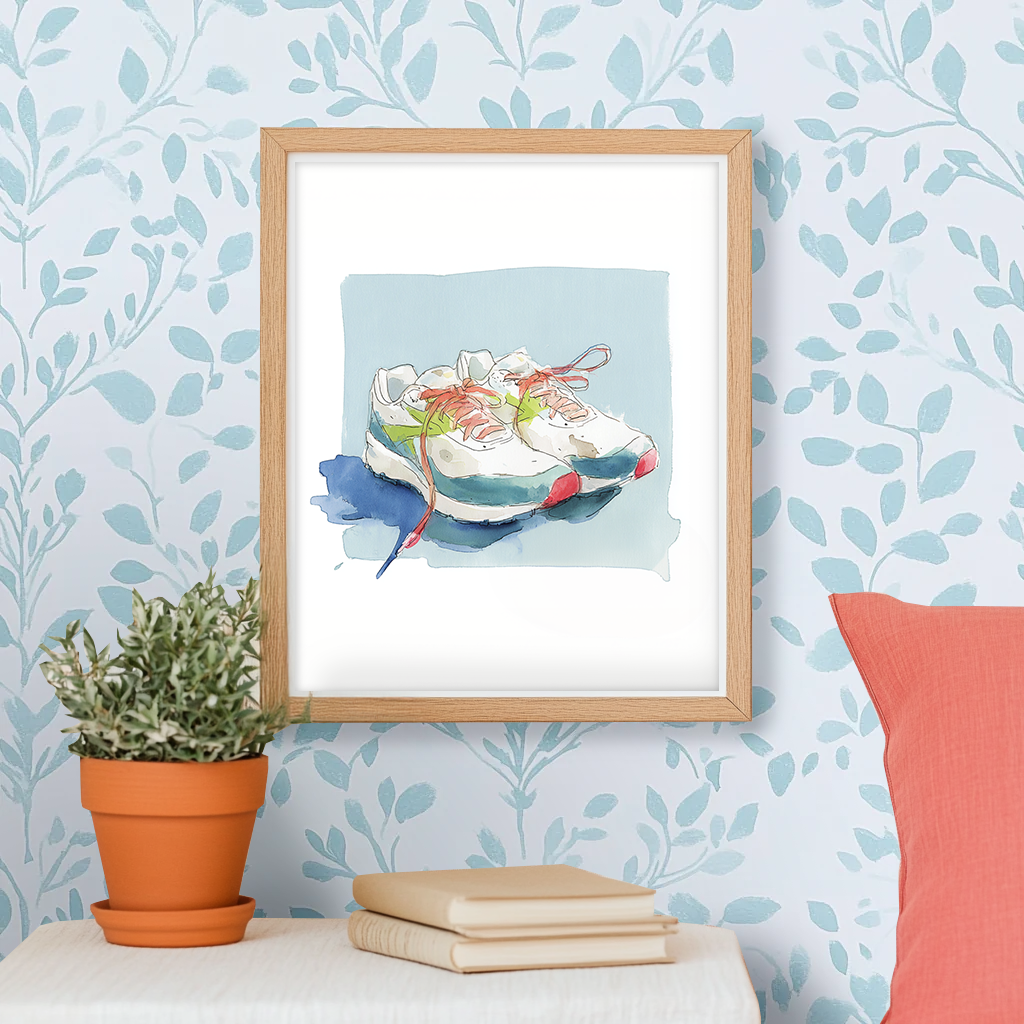 Sweat In Style - Art Print