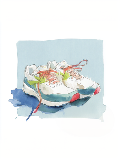 Sweat In Style - Art Print