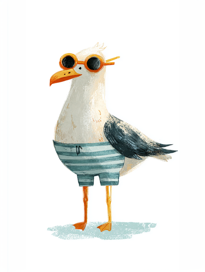 Swim Lessons - Art Print