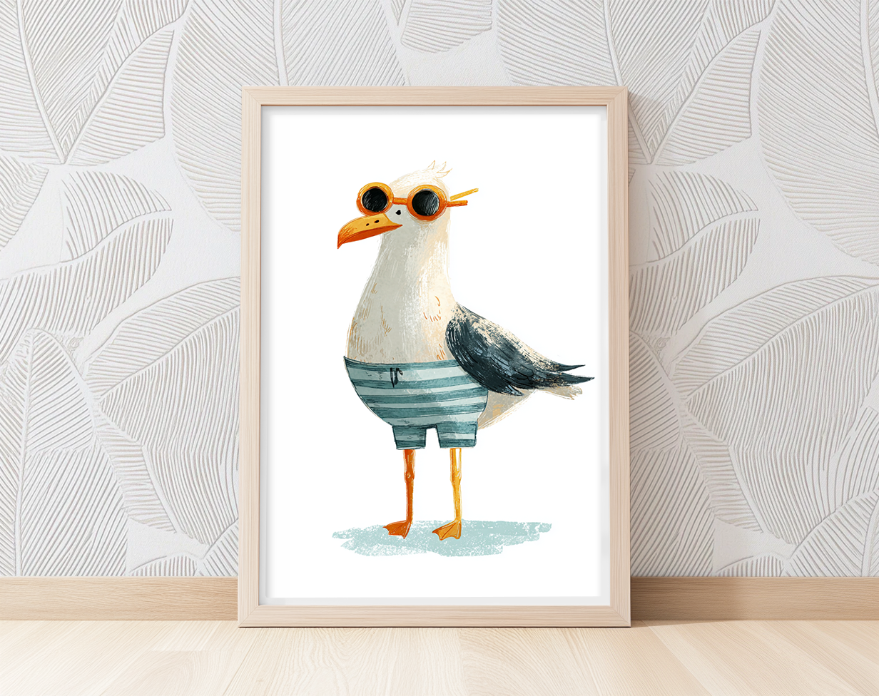 Swim Lessons - Art Print