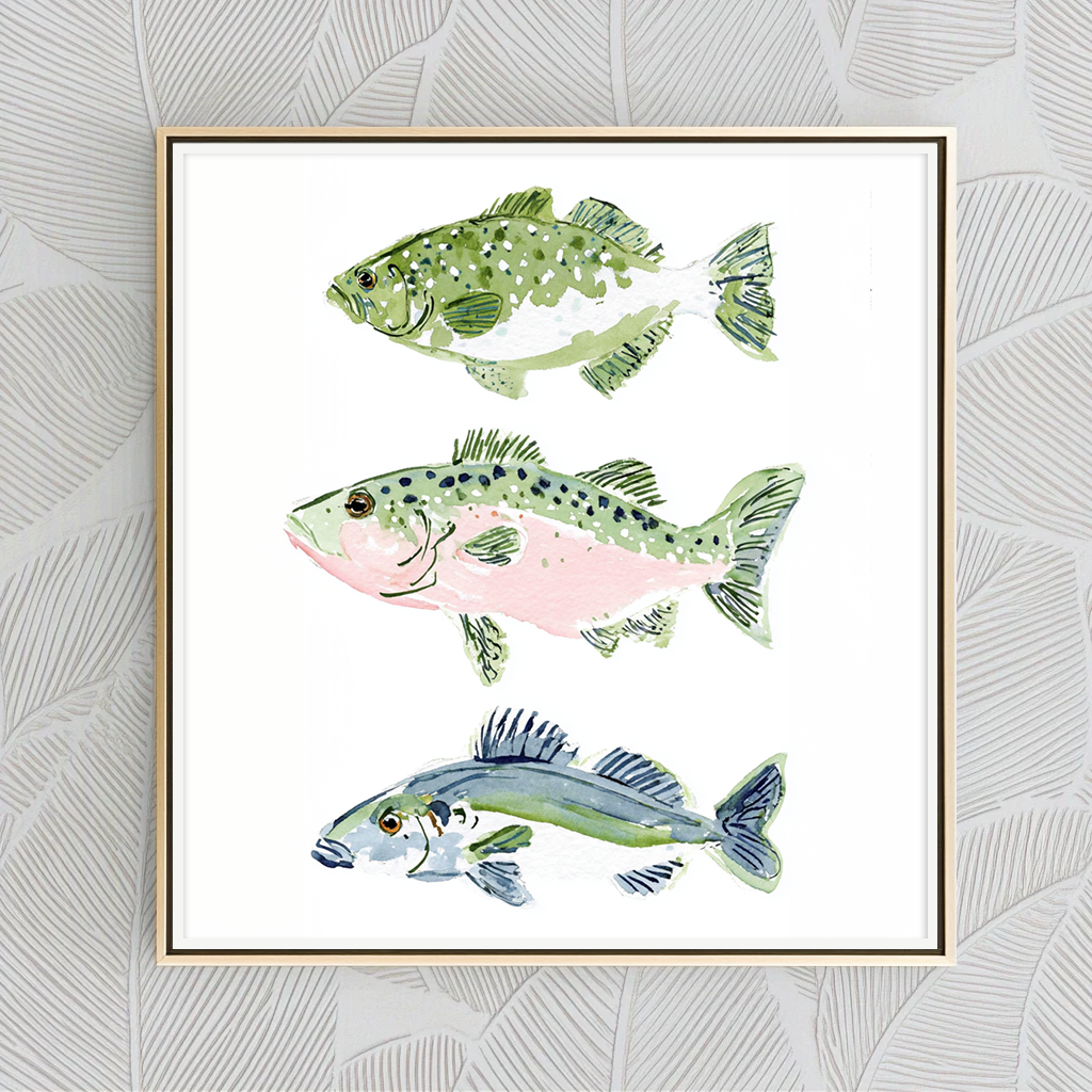 Three Little Fish - Art Print