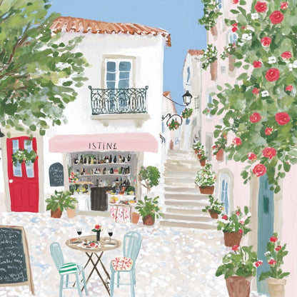 Vacation Cafe -  Art Print