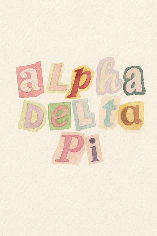 Vintage ADPI - Art Print
