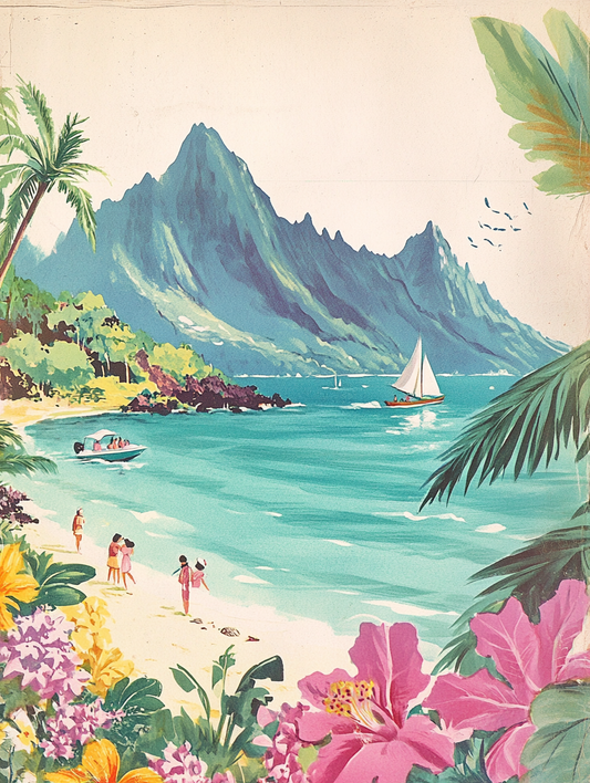 Vintage Maui - Art Print