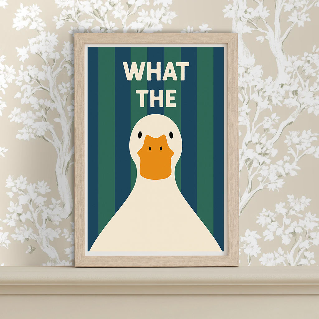 What The Duck - Art Print