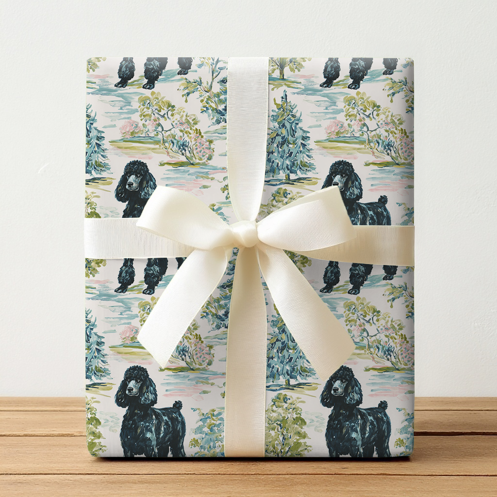 Woods Black - Wrapping Paper