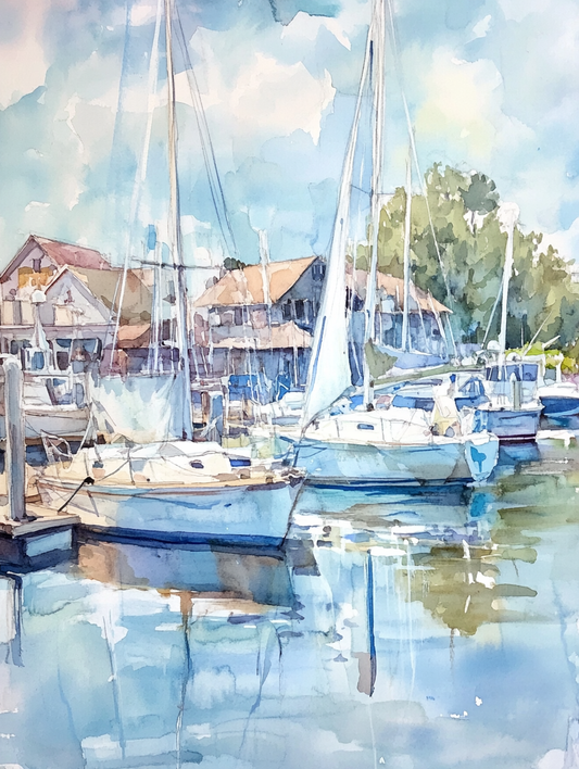 Yacht Club - Art Print