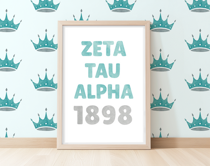 Zeta 1898 - Art Print