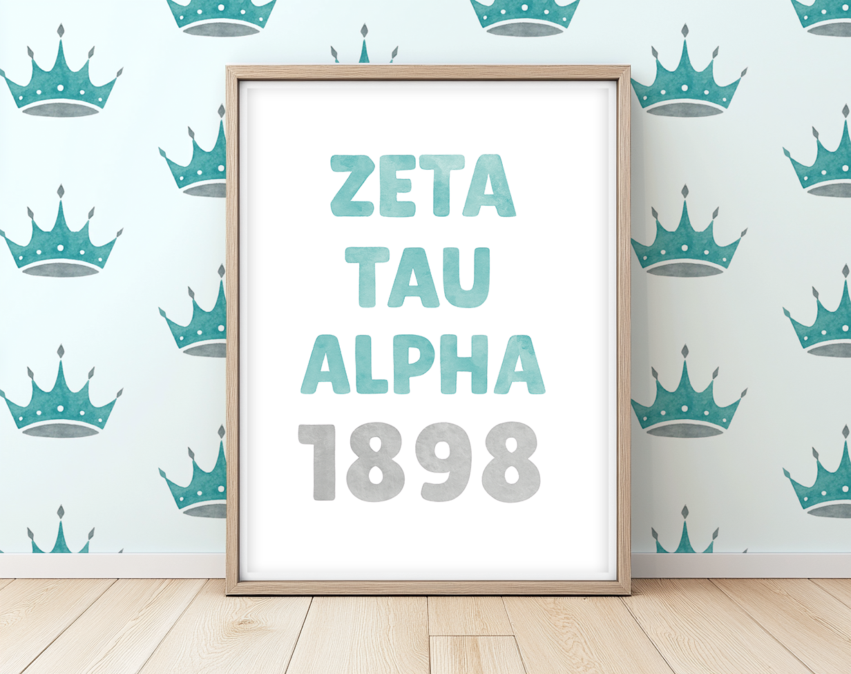 Zeta 1898 - Art Print