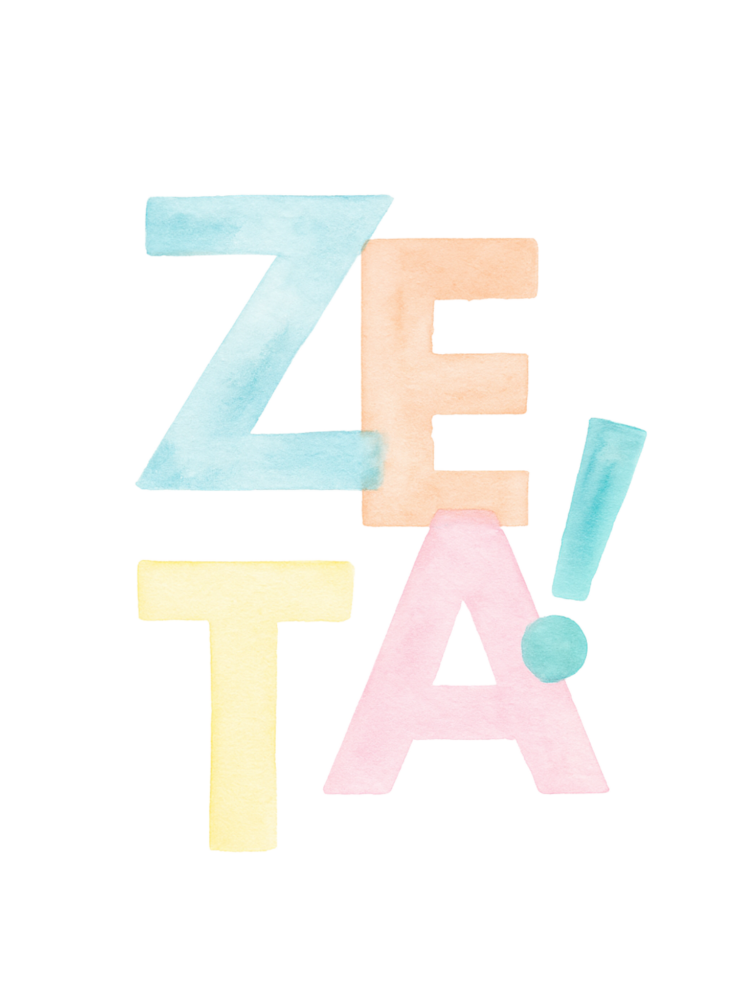 Zeta Rainbow - Art Print