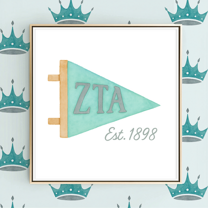 Zeta Flag - Art Print