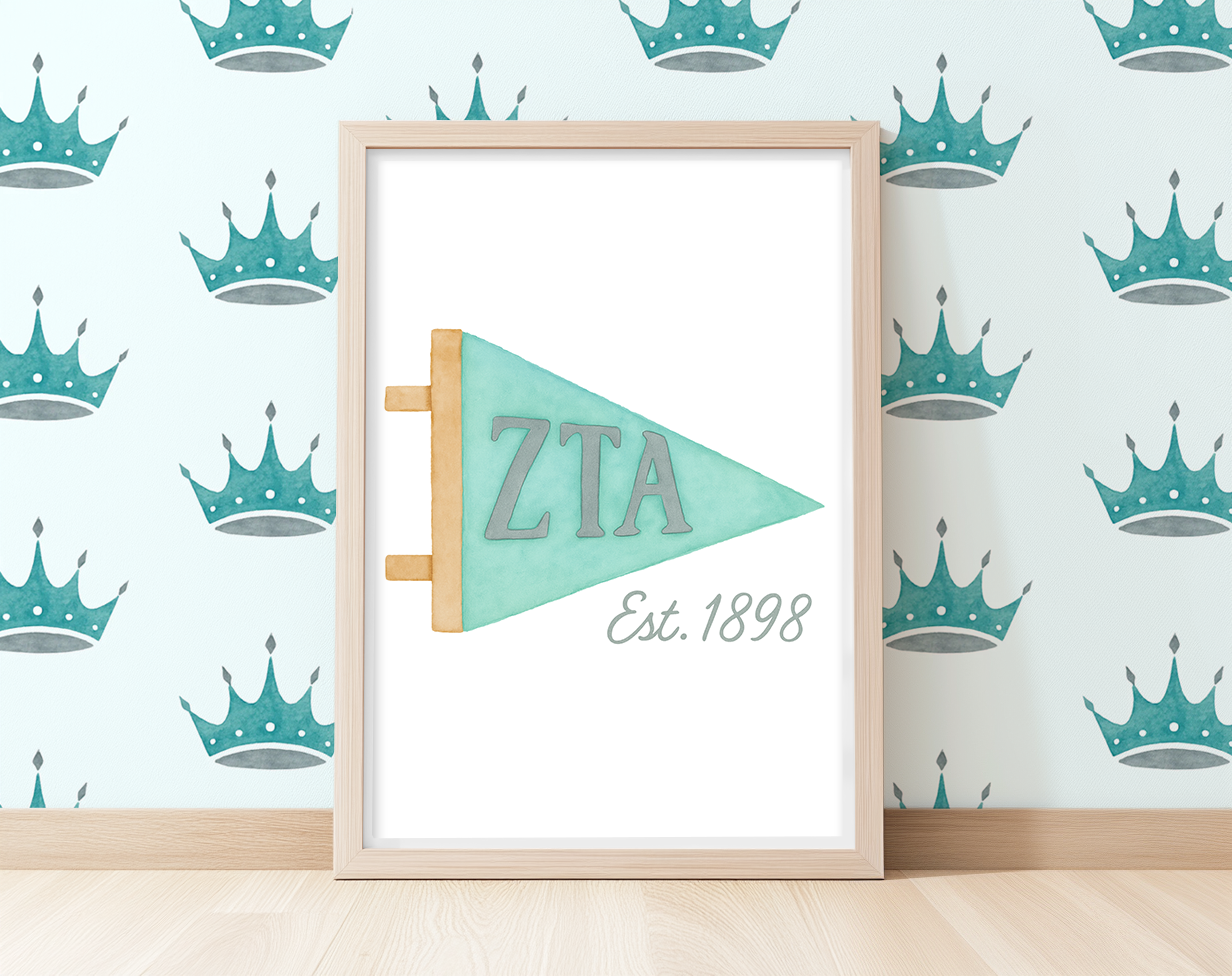Zeta Flag - Art Print
