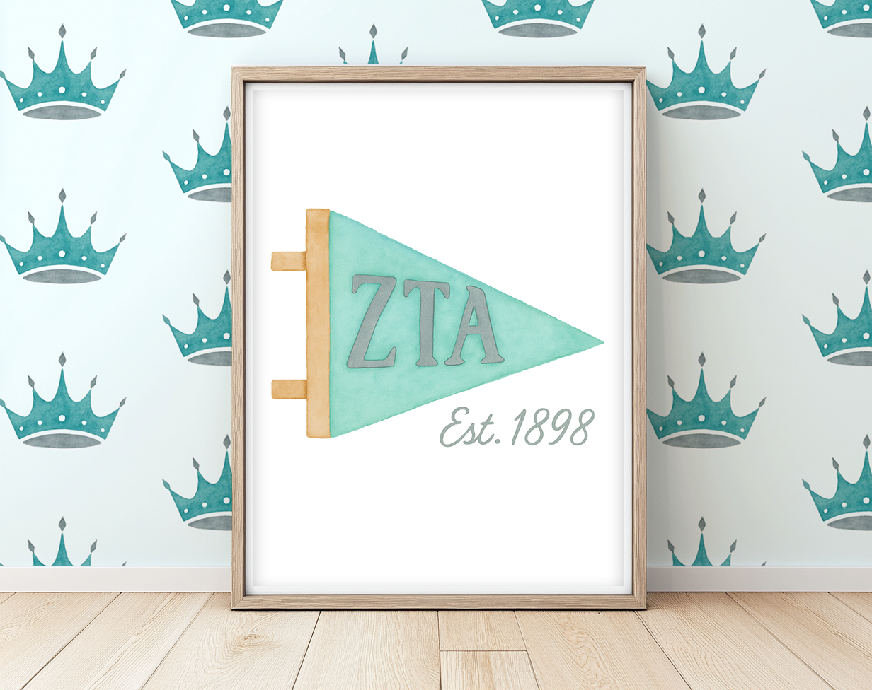 Zeta Flag - Art Print