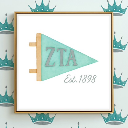 Zeta Flag - Art Print