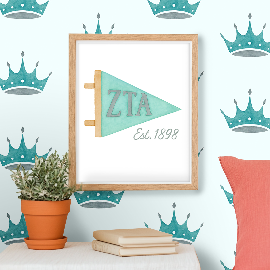 Zeta Flag - Art Print