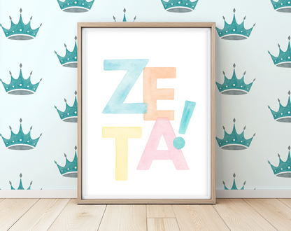 Zeta Rainbow - Art Print