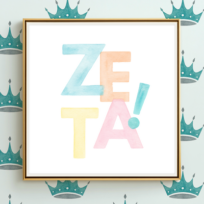 Zeta Rainbow - Art Print