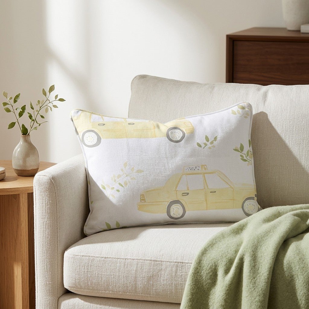 A New York Minute Throw Pillow - Lemon Park