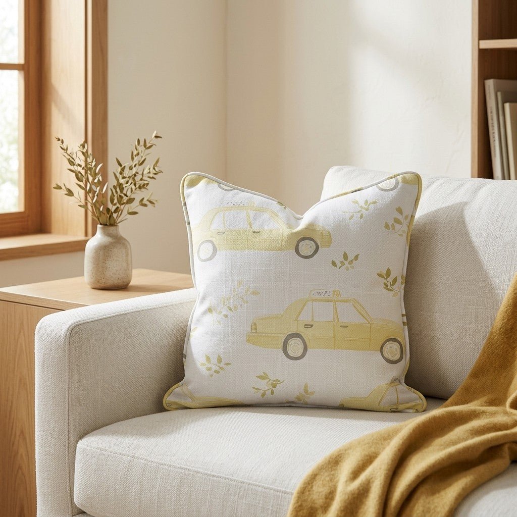 A New York Minute Throw Pillow - Lemon Park