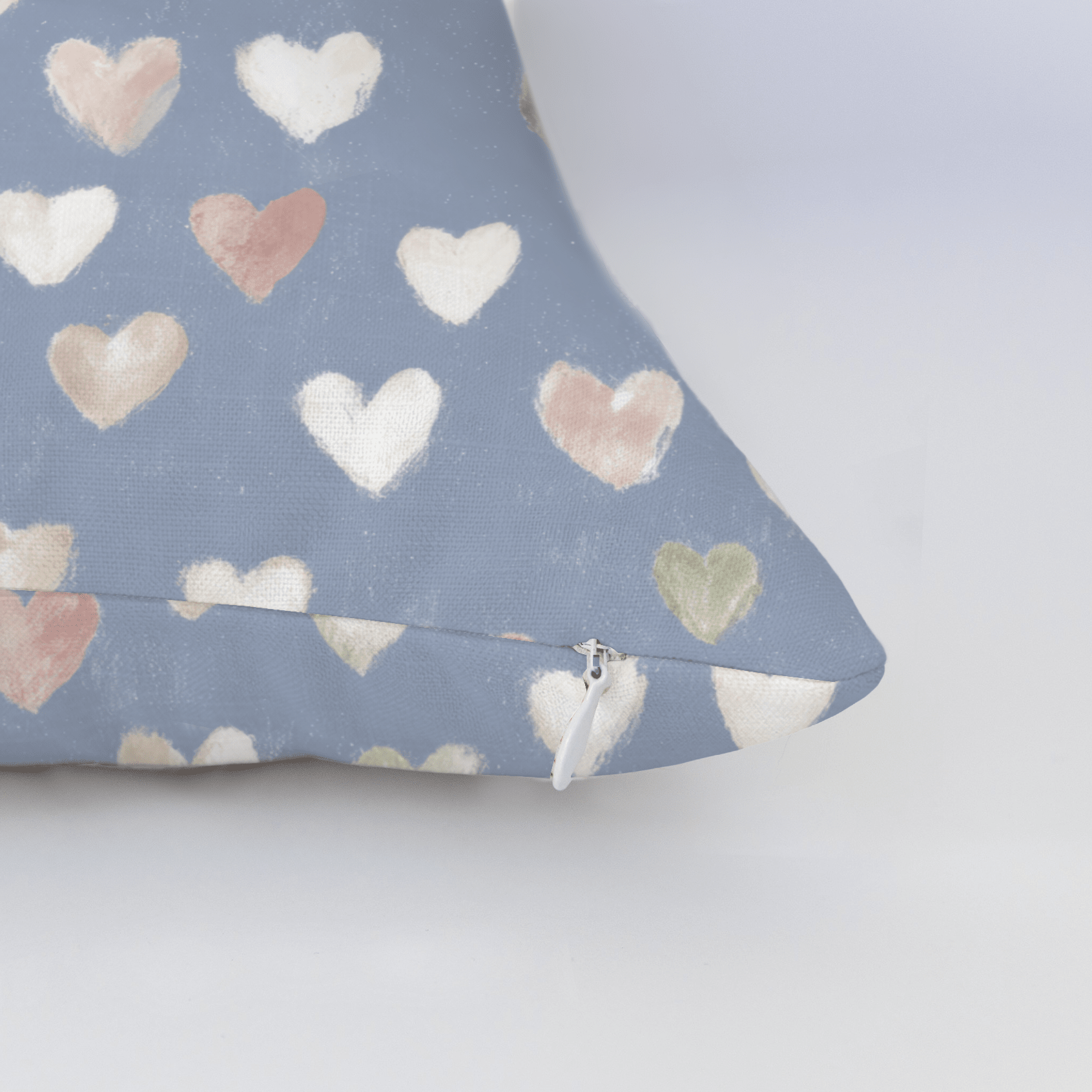 Abby Blue Throw Pillow - Lemon Park