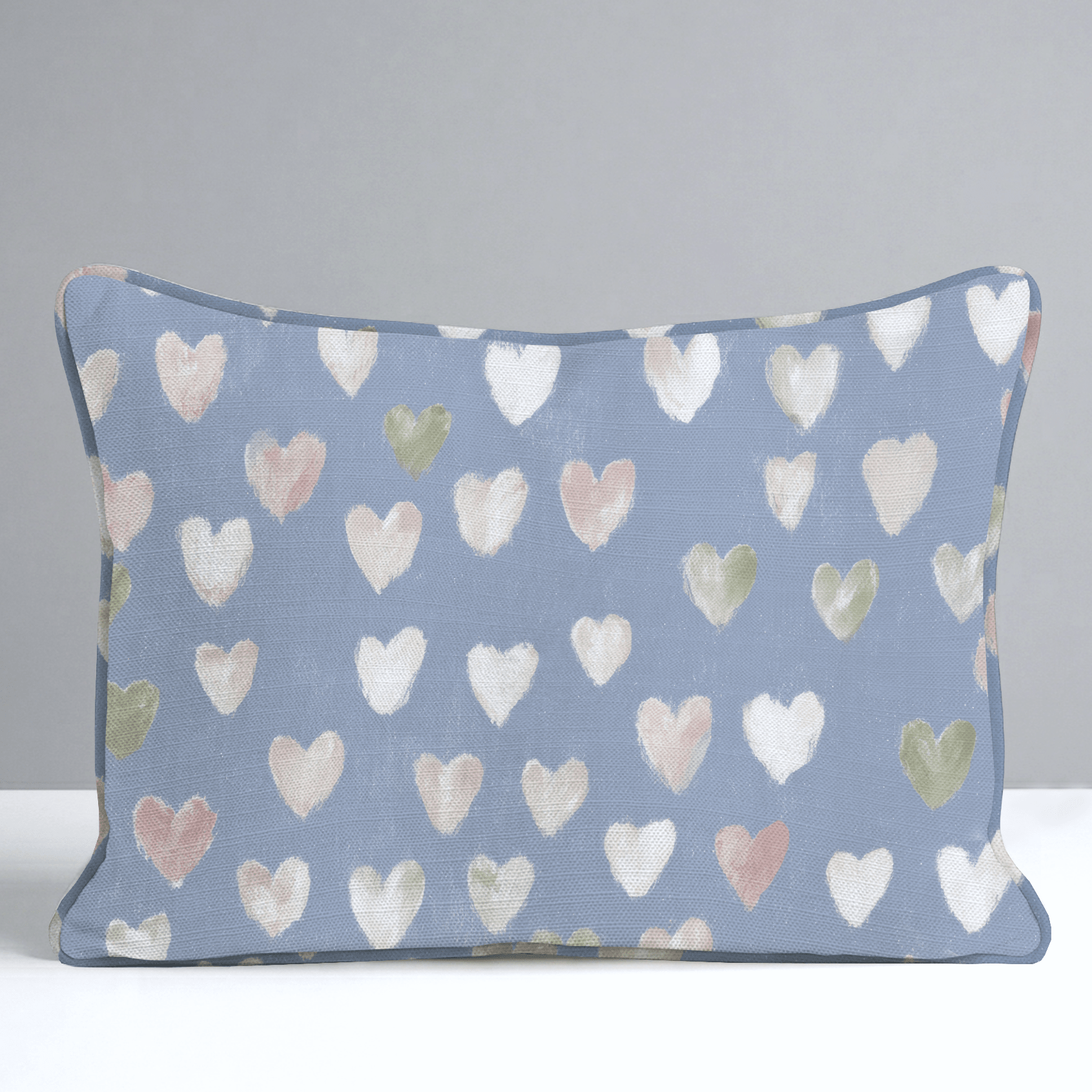 Abby Blue Throw Pillow - Lemon Park