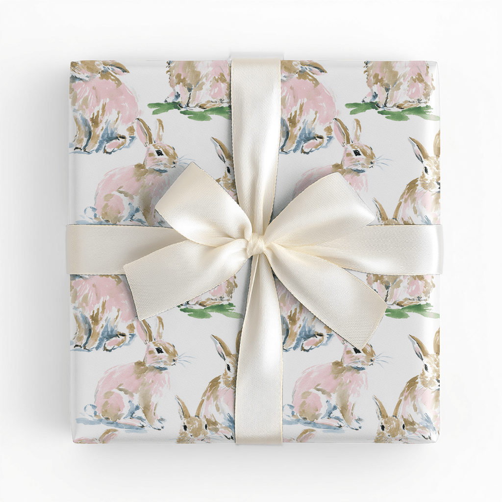 Abi Rabbit - Wrapping Paper - Lemon Park