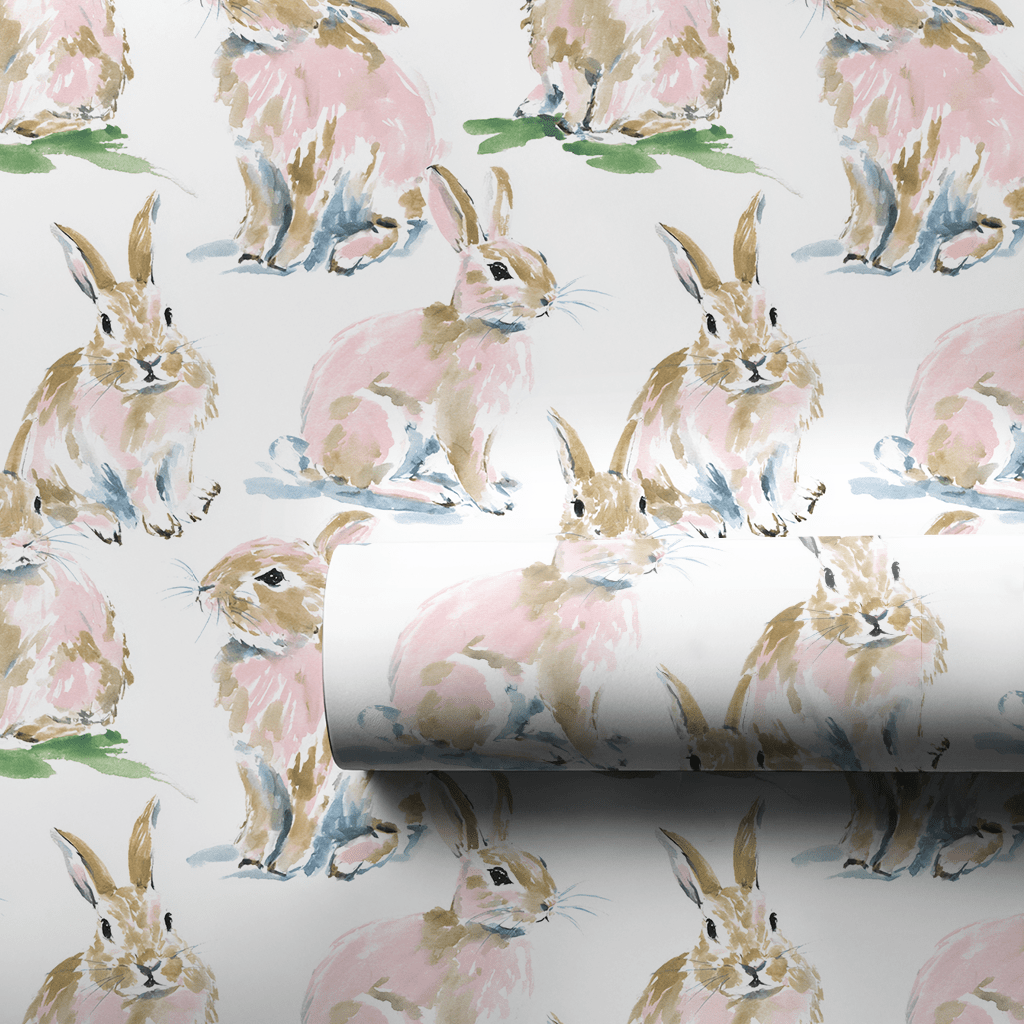 Abi Rabbit - Wrapping Paper - Lemon Park