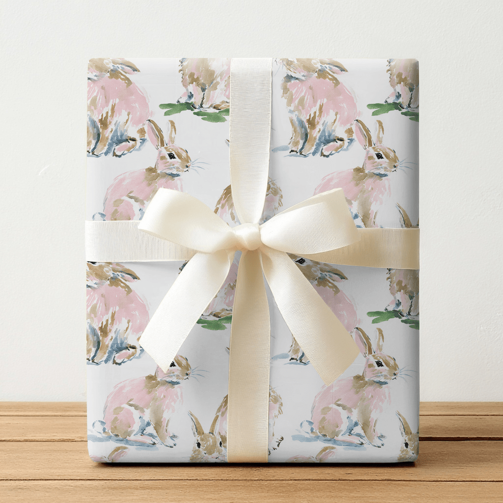 Abi Rabbit - Wrapping Paper - Lemon Park