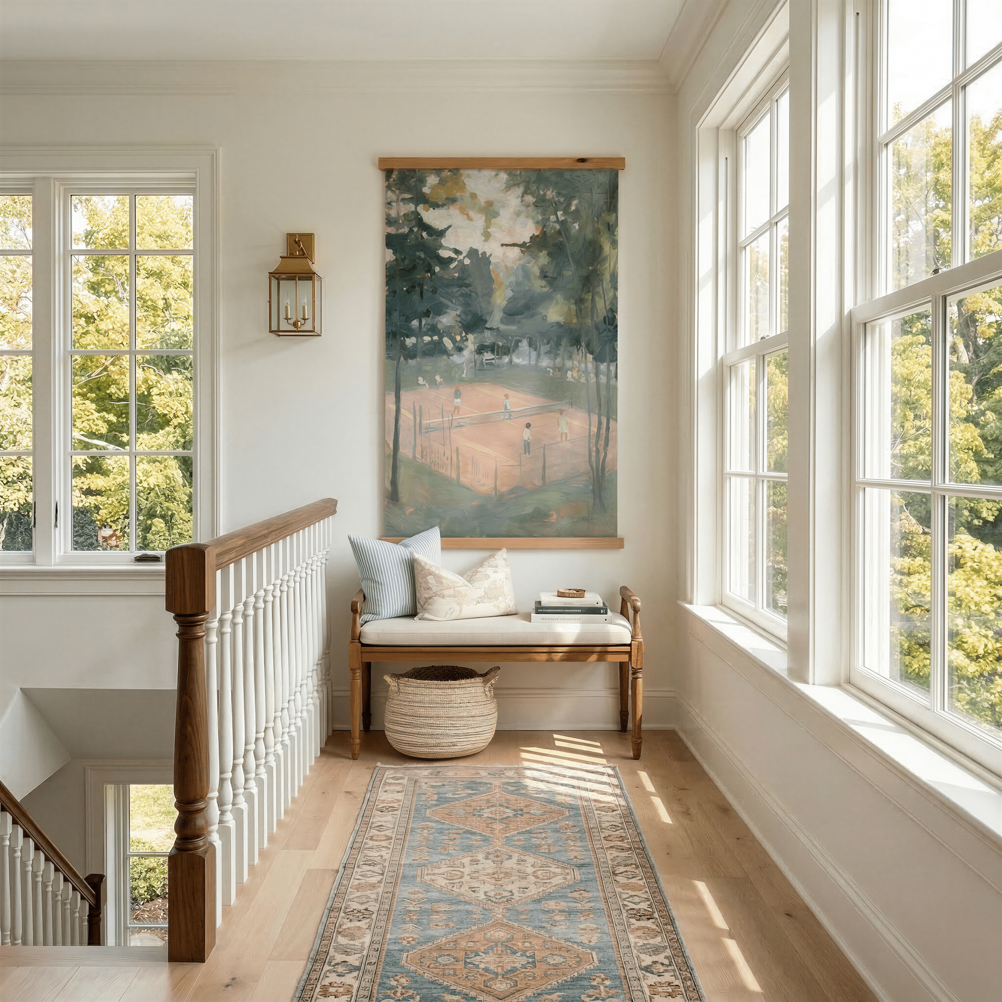 Across the Net - Tapestry - Lemon Park