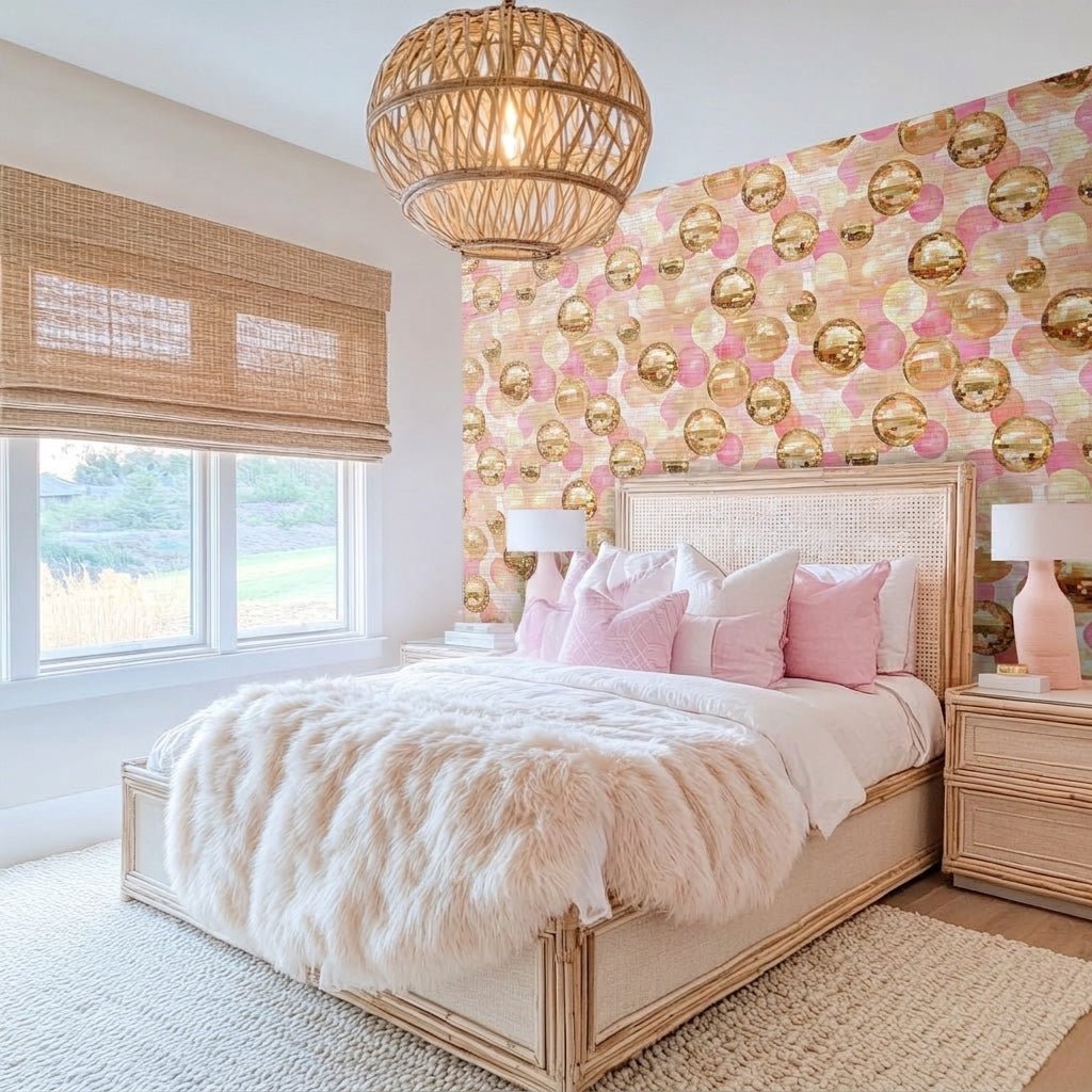 Adeline Faux Grasscloth Wallpaper - Lemon Park